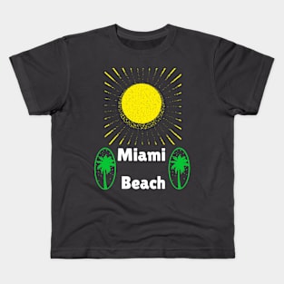 Miami Beach Kids T-Shirt
